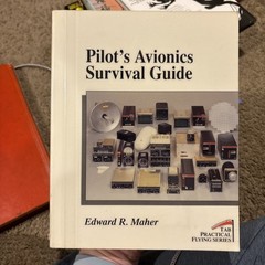 Pilot’s Avionics Survival Guide Paperback Edward R. Maher, Ex Lib Very Good Rare