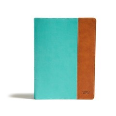 CSB Tony Evans Study Bible, Teal/Earth LeatherTouch, Black Letter