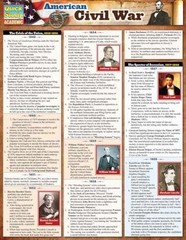 American Civil War (Quick Study Academic) – Cards, by BarCharts Inc. – Very Good