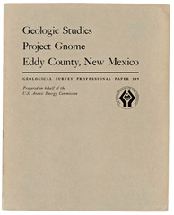 Geologic Studies Project Gnome Eddy County, New Mexico by Leonard M. Gard, Jr.