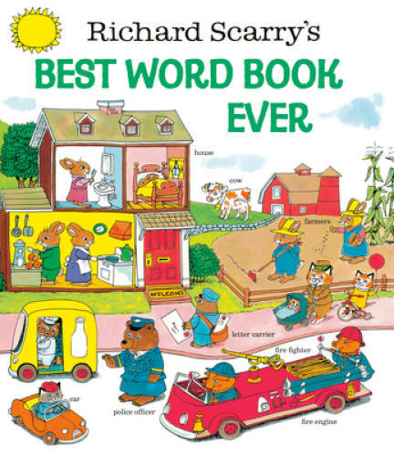 Richard Scarry’s Best Word Book Ever (Giant Golden Book) – Hardcover – GOOD