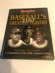 The Sporting News Baseball’s Greatest Players Hardcover Illustrated 1st Ed 1998