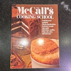 McCall’s 1973 Cooking School by McCall’s Food Editors Magazine Vintage VGC