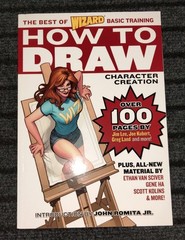 Wizard How to Draw Character Creation Comic Art Guide 119 Pages English