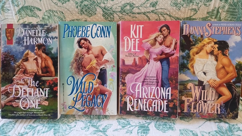 Zebra and Avon Historical Romance, Paperback Book Lot Of 4