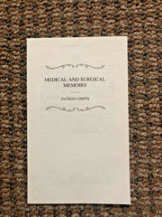 Full-leather LTD Ed. Classics of Surgery, “Medical and Surgical Memoirs” Smith