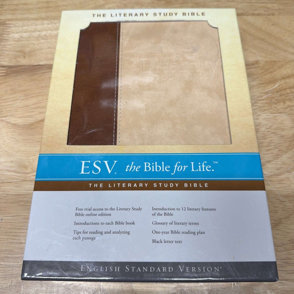 Literary Study Bible by Crossway Bibles Staff and ESV (2009, Imitation Leather)