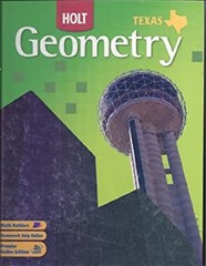 Texas Holt Geometry Teacher Preview Copy