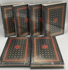 New- Sealed- John Steinbeck Leather Bound Set Of 6 books Hardcover