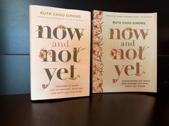 Now and Not Yet by Ruth Chou Simons, Hardcover Book and Paperback Study Guide