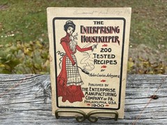 Antique 1900 The Enterprising Housekeeper Booklet 200 Tested Recipes 79 Pages