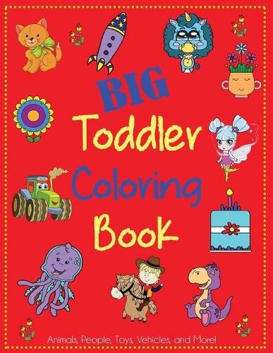 Dp Kids Big Toddler Coloring Book (Paperback) Kids Coloring Books