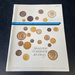 The Heritage Numismatic Coin Auctions Catalog – 70 Pages December 1986