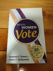 Signed When Women Vote by Stephanie F. Donner & Amber F. McReynolds Paperback