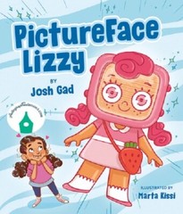 AUTOGRAPHED SIGNED Pictureface Lizzy by Josh Gad and Marta Kissi