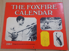 1984 The Foxfire Calendar, Rare, 13 x 10 inches