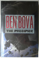 *SIGNED* BEN BOVA high grade 2001 collectible hardcover THE PRECIPICE 349 pages