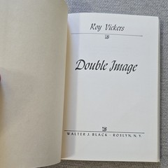 Double Image Roy Vickers Hardcover 1955 Walter J. Black Detective Book Club DJ