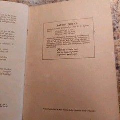 How Best To Use Your Electrolux Servel 1929 CookBook Recipes Refrigerator