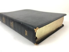 Ryrie Study Bible KJV Vintage Bison Grain Leather 1978 US print *see details*