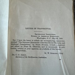Swimmer Manuscript: Cherokee Sacred Formulas And Medicinal Prescriptions 1932