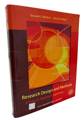 Research Design and Methods Process Approach 8th Edition Bordens Abbott PB