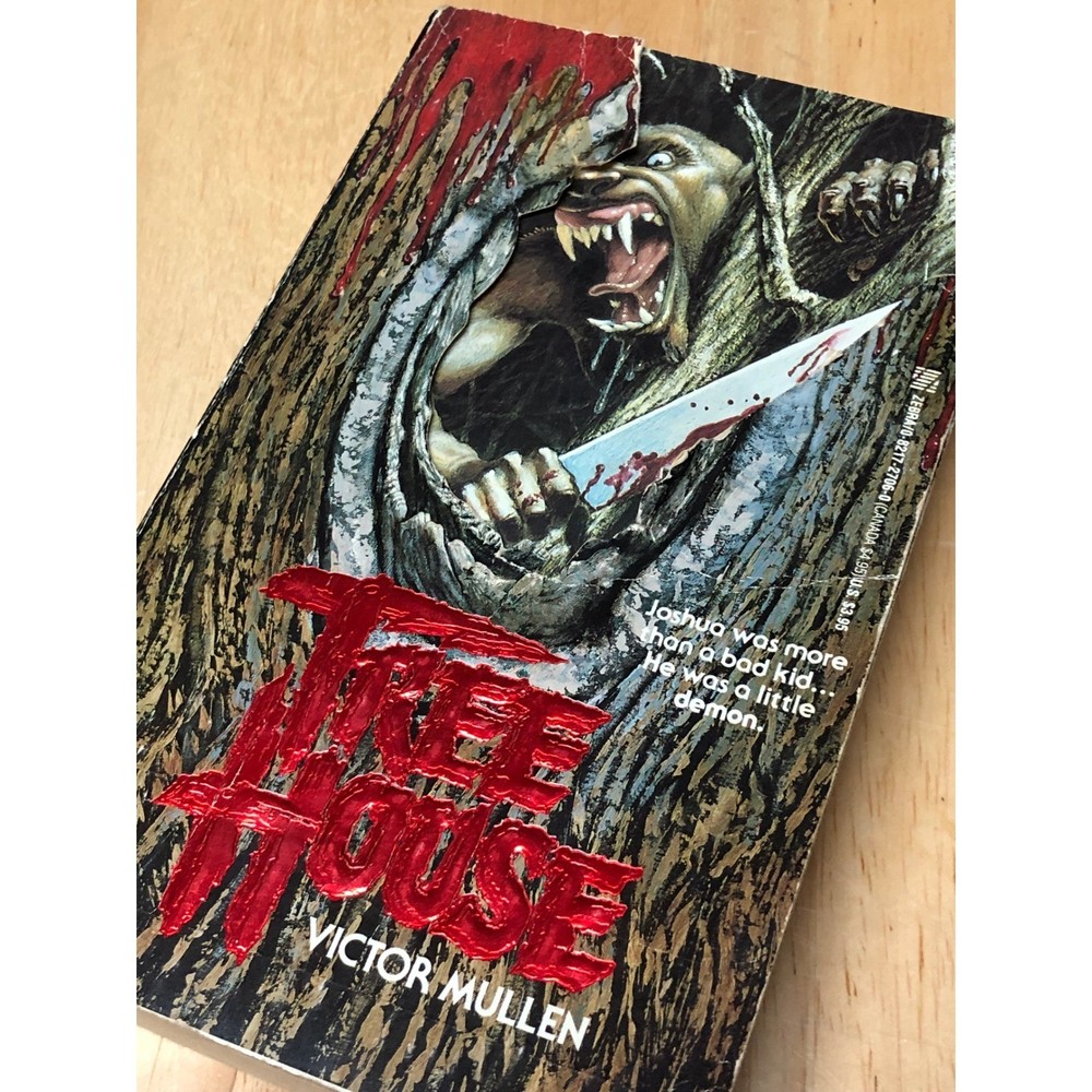 Zebra Books Horror Tree House Victor Mullen Paperback 1989 1st Printing Rare HTF