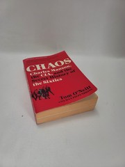Tom O’Neill & Dan Piepenbring Chaos: Charles Manson CIA Secret History 2020 PB