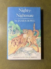 NIGHTY-NIGHTMARE by James Howe, 1st Edition, 1st Printing, 1987 HB/DJ
