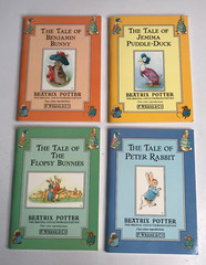 Beatrix Potter Vintage 1990 Multicoloured Book Set x 4