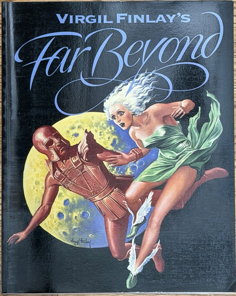 Virgil Finlay’s Far Beyond 1994 First Edition PB Charles Miller Sci-Fi Art Book