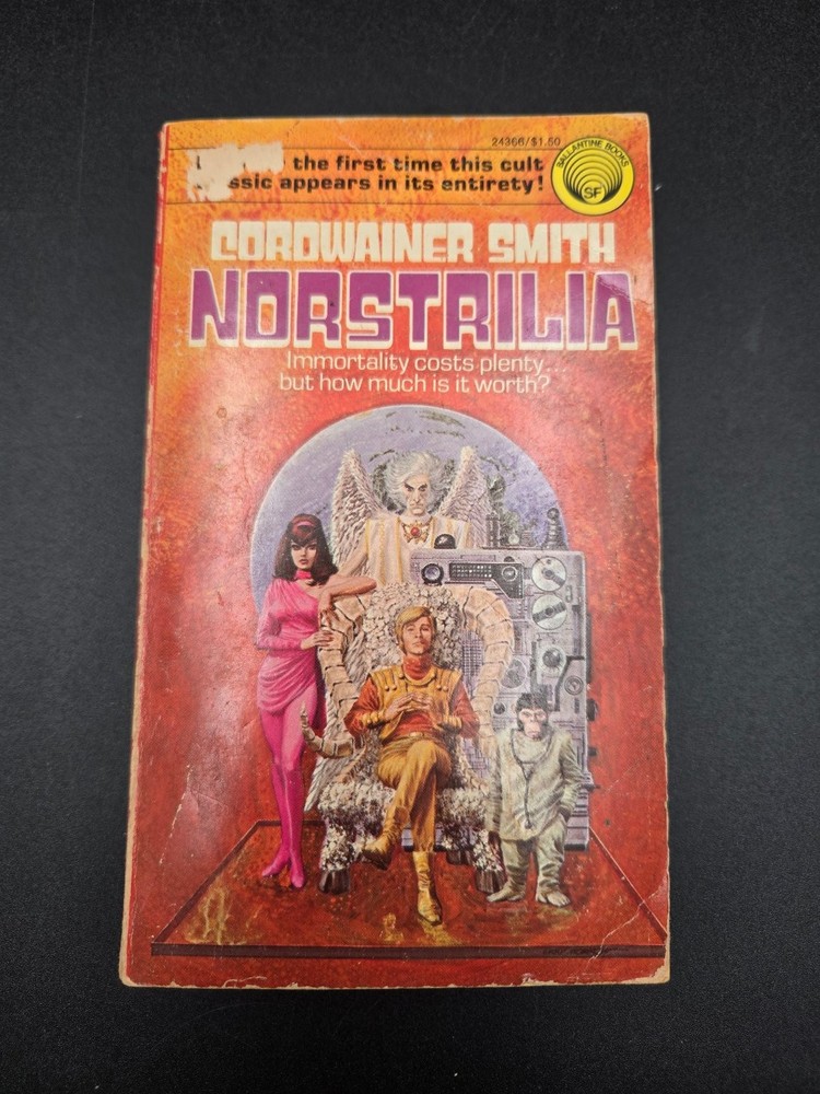 Norstrilia Cordwainer Smith Book 1975 First Printing Sci-Fi Ballantine Books Vtg