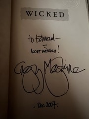 VG/VG INSCRIBED Wicked by Gregory Maguire First Edition/First Printing Hardcover