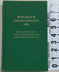 Research in Parapsychology Abstracts and Papers 1976 HC Morris Roll & Morris