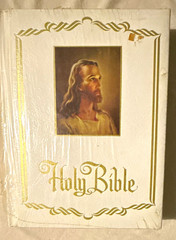 Holy Bible King James Version Red Letter Edition Hardcover, SEALED GILT EDGED.
