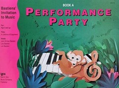 WP278 – Bastien Invitation To Music Performance Party Book A – VERY GOOD