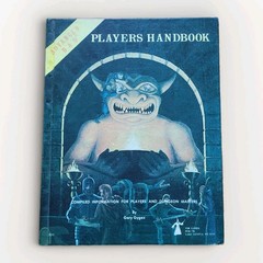 AD&D 1st Edition Players Handbook • 1979 4th Print TSR 2010 • Vibrant Yellow