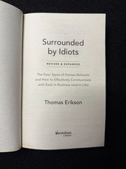 Surrounded by Idiots Thomas Erikson 2025 Revised Communication Psychology