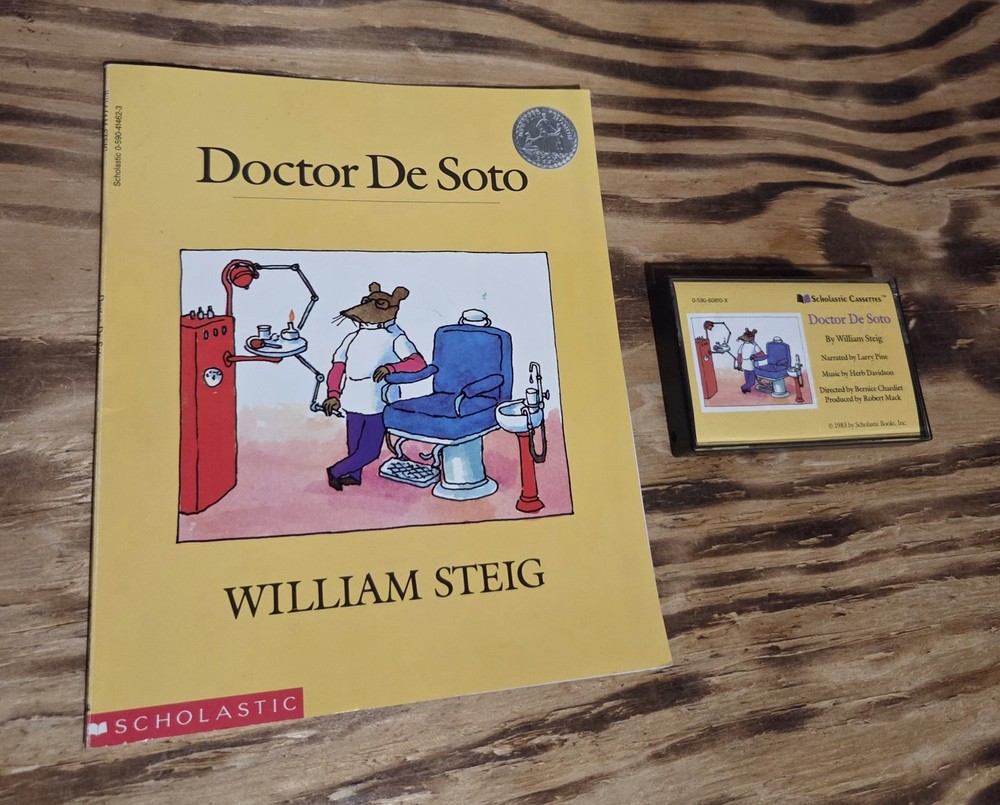 Read Along Book and Cassette Tape – Doctor De Soto – William Steig Tested/Workin