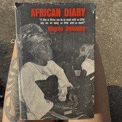 African Diary Wayne Dehoney 1966 Hardcover Broadman Press Dust Jacket