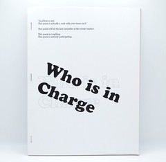 Who is in Charge, Morgan Ritter, 2013, c_L Books, LE, Concrete Poetry, Artist