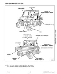 BOBCAT 3400 3400XL Utility Vehicle Service Manual 2018, BOUND, COVERS, FOLDOUTS