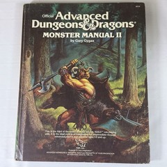 Advanced Dungeons & Dragons Monster Manual 2 II Gary Gygax TSR 1983