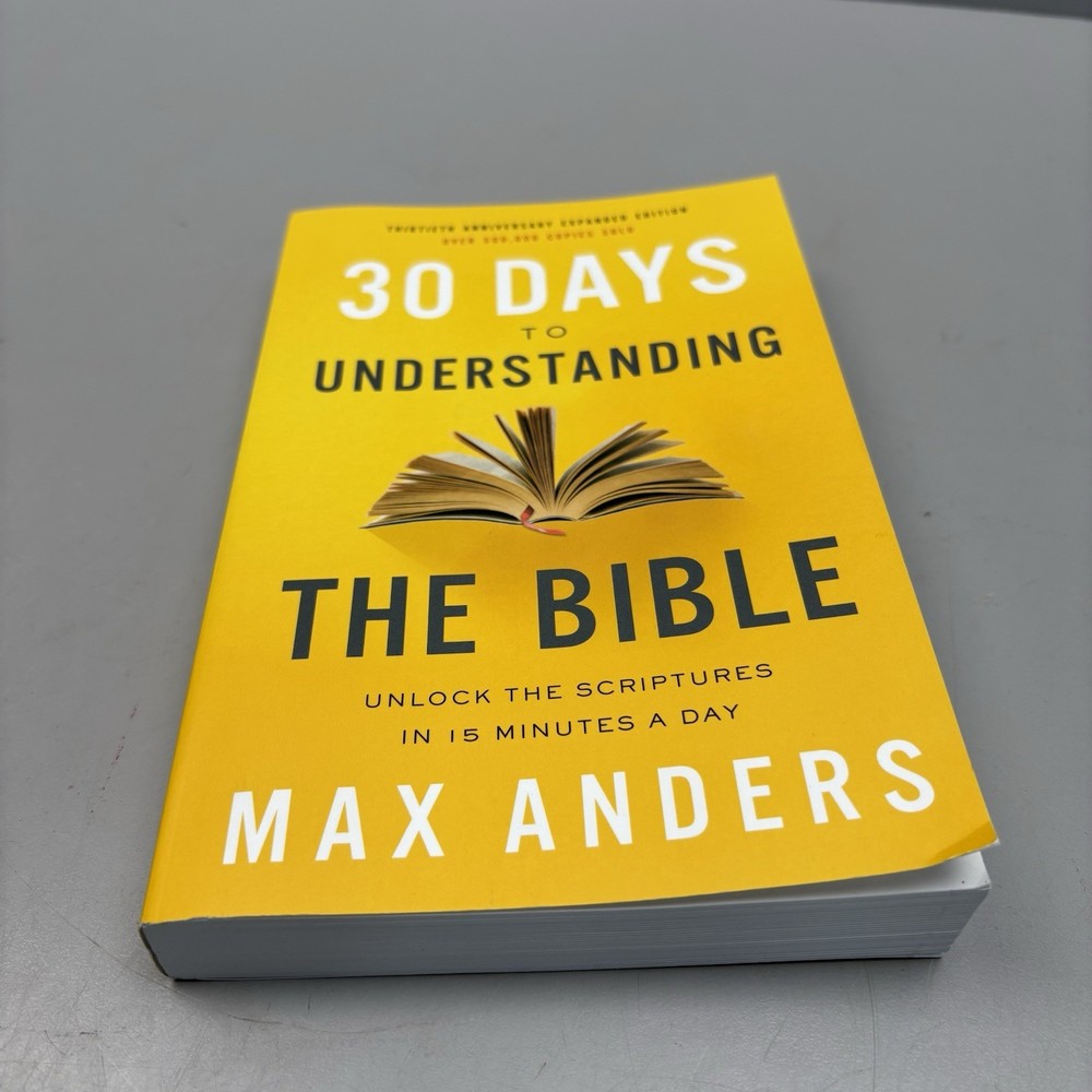 30 Days to Understanding the Bible Max Anders Paperback Free USA Shipping