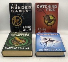 THE HUNGER GAMES 4-Book Set Suzanne Collins Hardcover HC