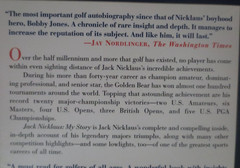 JACK NICKLAUS MY STORY WITH KEN BOWDE PAPERBACK 505 PAGES