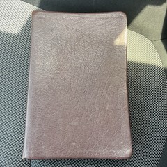 LDS Scripture Set Brown Leather 1982 Employee Gift – Bible Book Of Mormon Tabbed