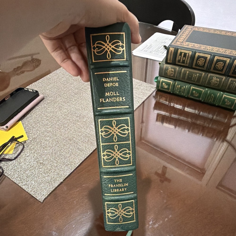 Franklin Library Daniel Defoe Moll Flanders Leather Bound HC Gilded Edges