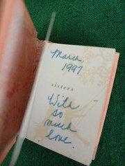 Miniature Book SISTERS Bridget Sullivan Ariel Bks 1.9″x 2.25″ X 0.25″ 1996