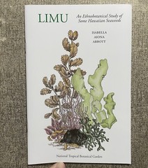 Limu by Isabella Aiona Abbott, 4th Edition, Hawaiian Seaweeds, Algae, NTBG, Book